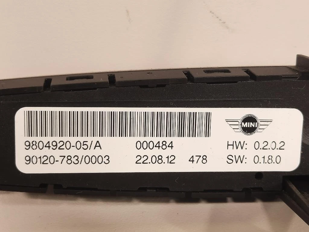 Pulsanti Comando Multifunzione 9804920-05 Mini Countryman ONE R60 2014