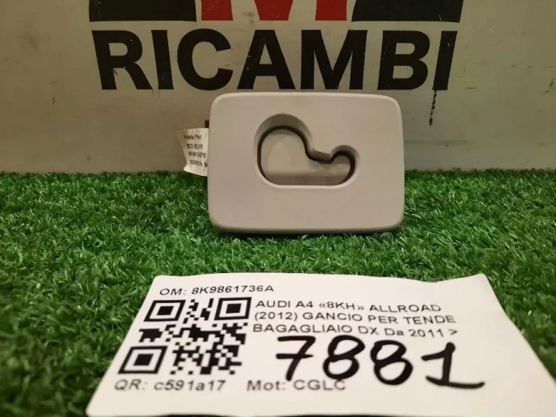 Gancio PER Tende Bagagliaio DX 8K9861736A Audi A4 8KH Allroad 2012