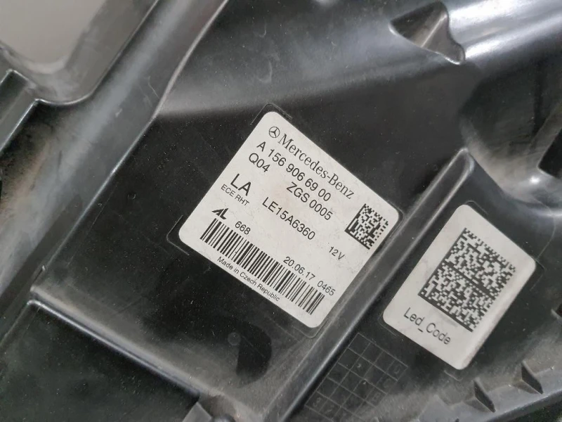 Proiettore ANT SX A1569066900 Mercedes Classe GLA X156 2017