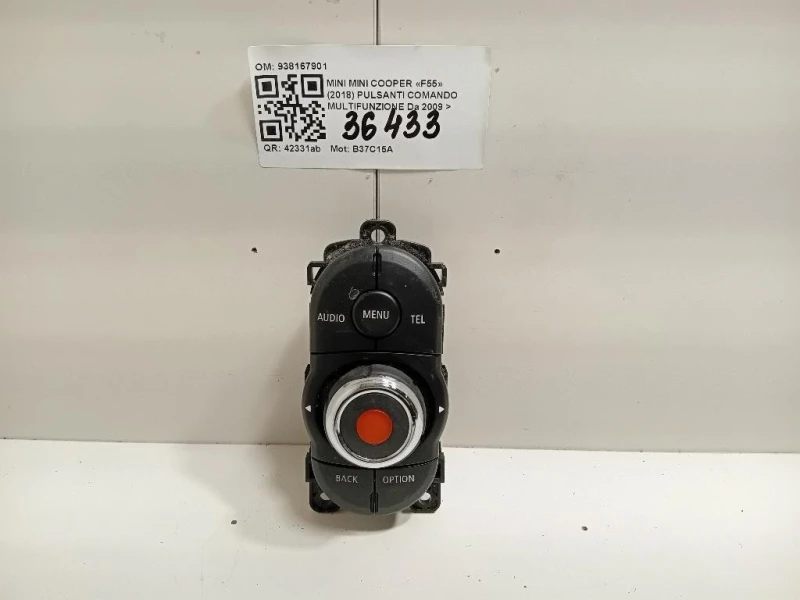Pulsanti Comando Multifunzione 938167901 Mini MINI Cooper F55 2018