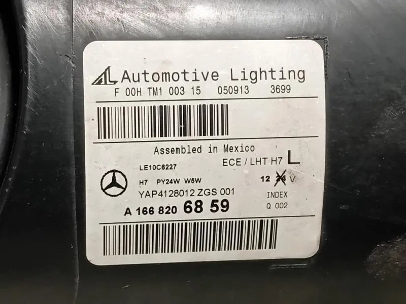 Proiettore ANT SX A166 820 6859 Mercedes Classe ML W166 2012