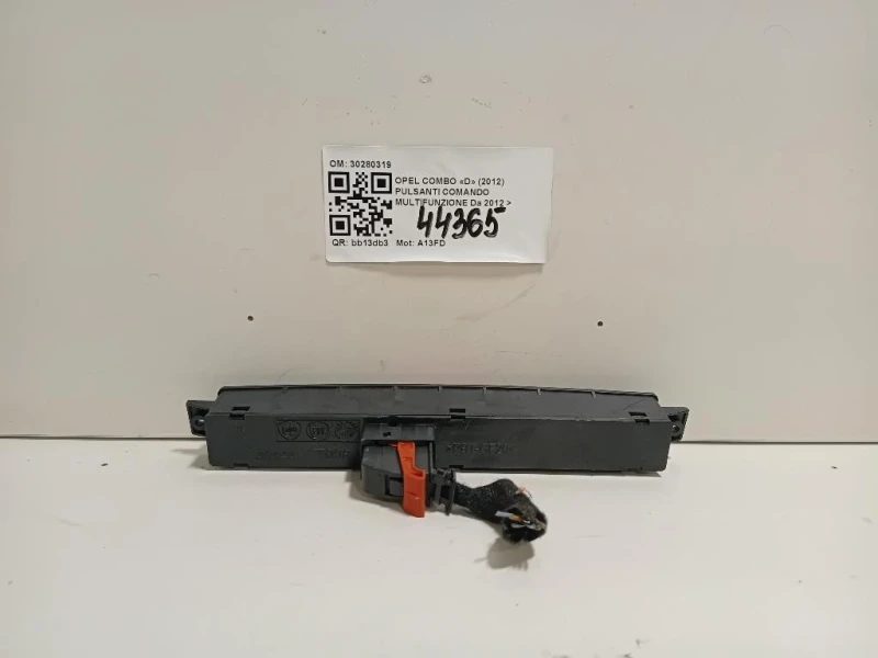 Pulsanti Comando Multifunzione 30280319 Opel Combo D 2012
