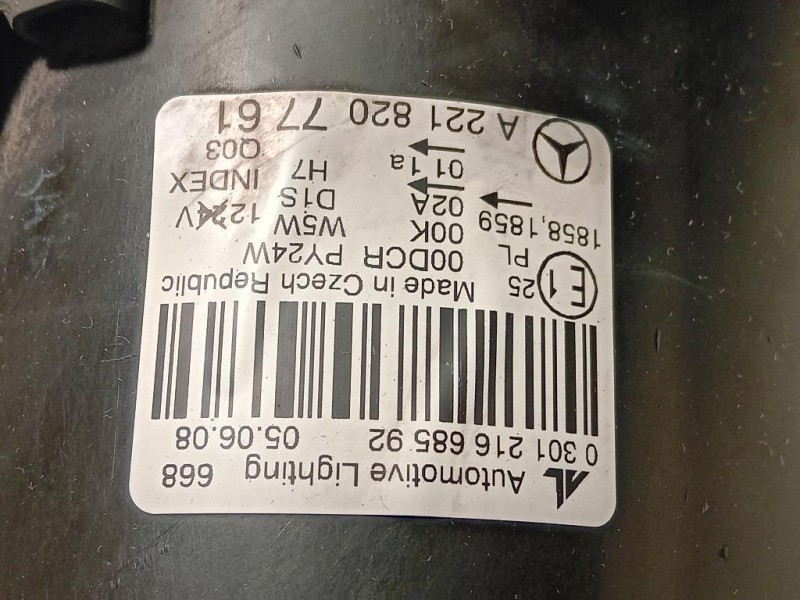 Proiettore ANT SX 030121668592 Mercedes Classe S W221 2006