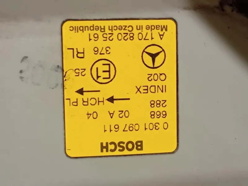 Proiettore ANT SX A170 820 25 61 Mercedes Classe SLK R170 1997