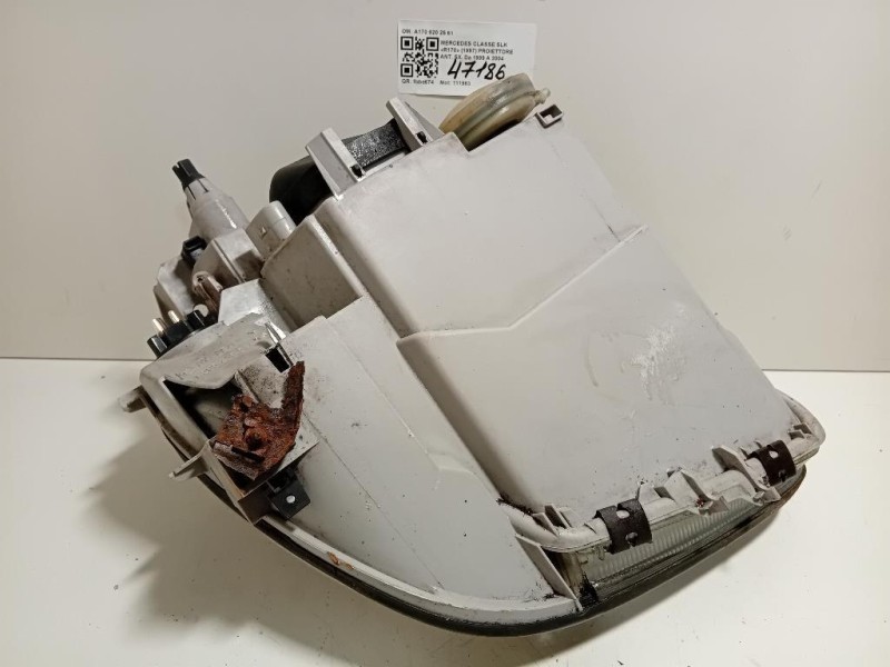 Proiettore ANT SX A170 820 25 61 Mercedes Classe SLK R170 1997