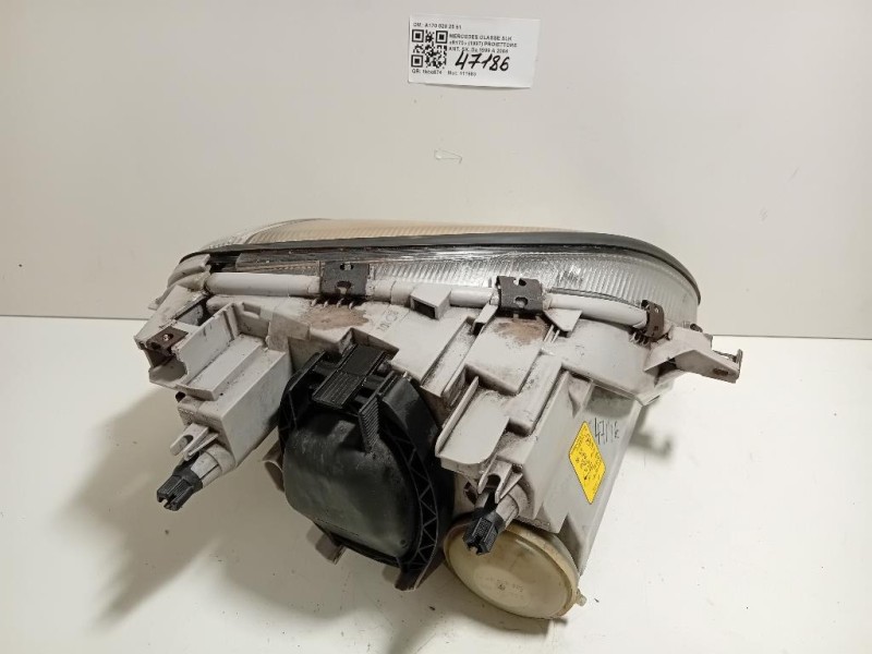 Proiettore ANT SX A170 820 25 61 Mercedes Classe SLK R170 1997