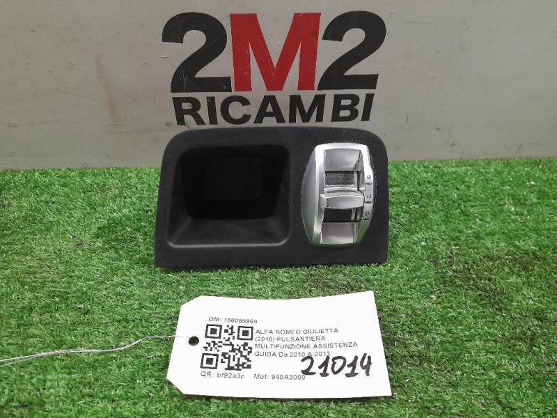 Pulsantiera Multifunzione Assistenza Guida 156089959 Alfa Romeo Giulietta 2010