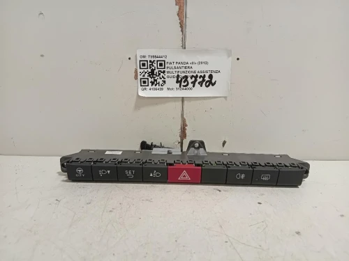 Pulsantiera Multifunzione Assistenza Guida 735544412 Fiat Panda III 2012