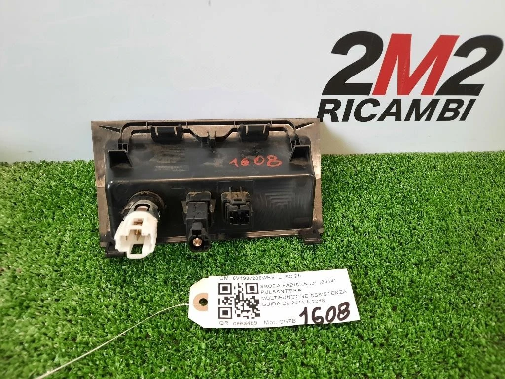 Pulsantiera Multifunzione Assistenza Guida 6V1927238WHS Skoda Fabia NJ3 2014