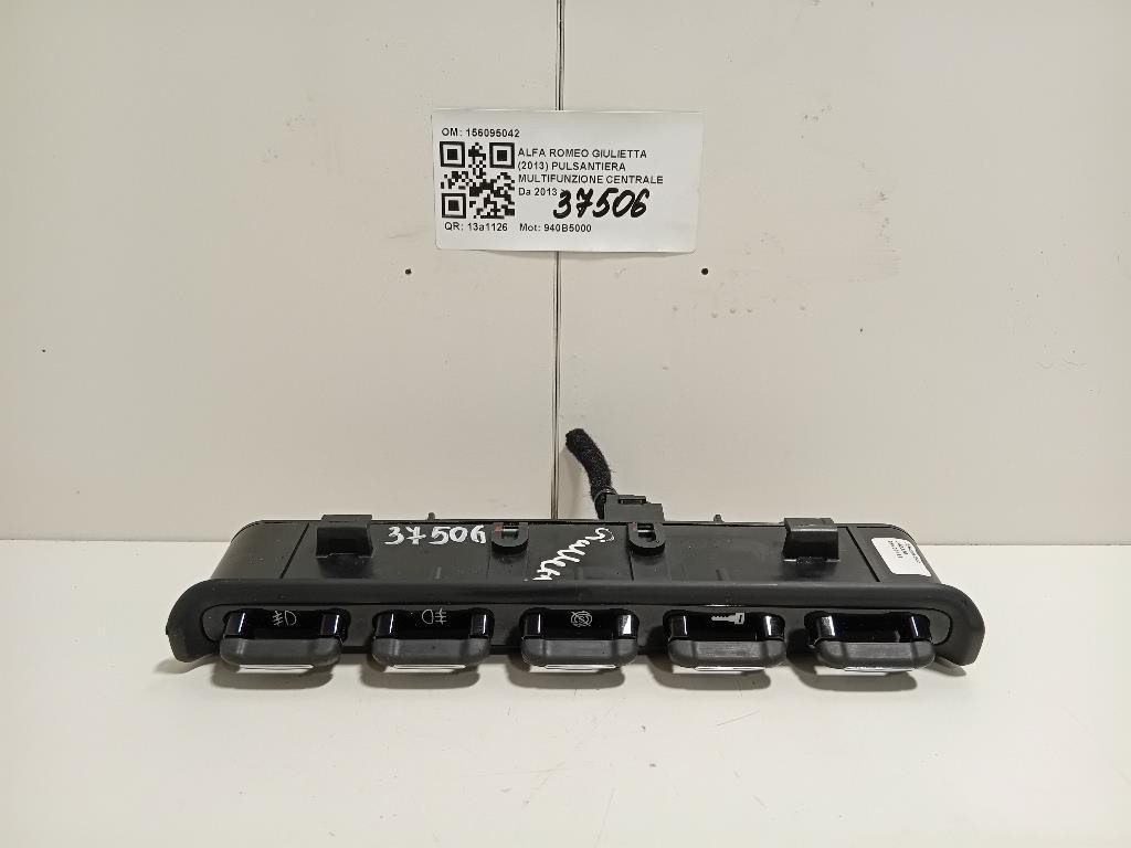 Pulsantiera Multifunzione Centrale 156095042 Alfa Romeo Giulietta 2013