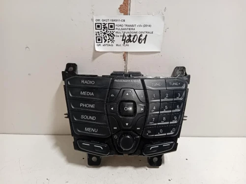 Pulsantiera Multifunzione Centrale GK2T-18K811-CB Ford Transit VI 2014