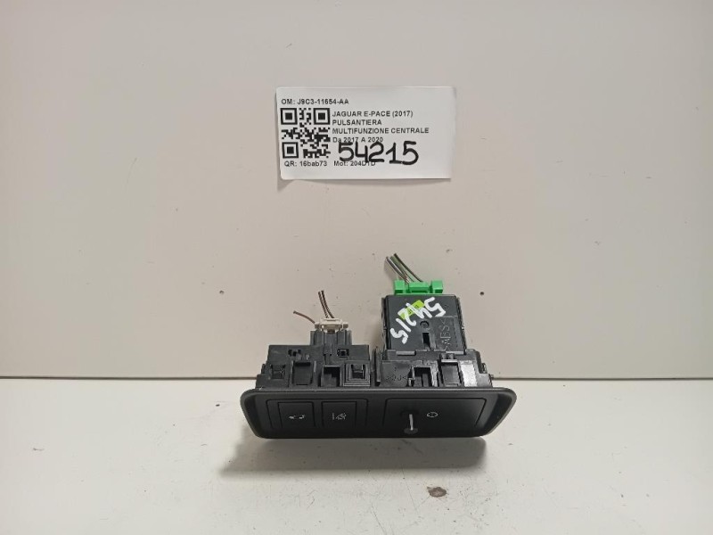 Pulsantiera Multifunzione Centrale J9C3-11654-AA Jaguar E-pace 2017
