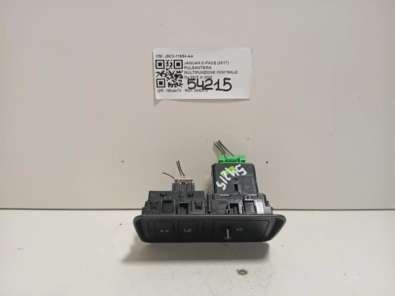 Pulsantiera Multifunzione Centrale J9C3-11654-AA Jaguar E-pace 2017