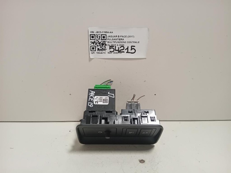 Pulsantiera Multifunzione Centrale J9C3-11654-AA Jaguar E-pace 2017