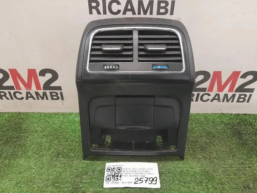 Griglia Condotto ARIA Console Centrale POST POST 8K0819203 Audi A4 8ED Avant 2005