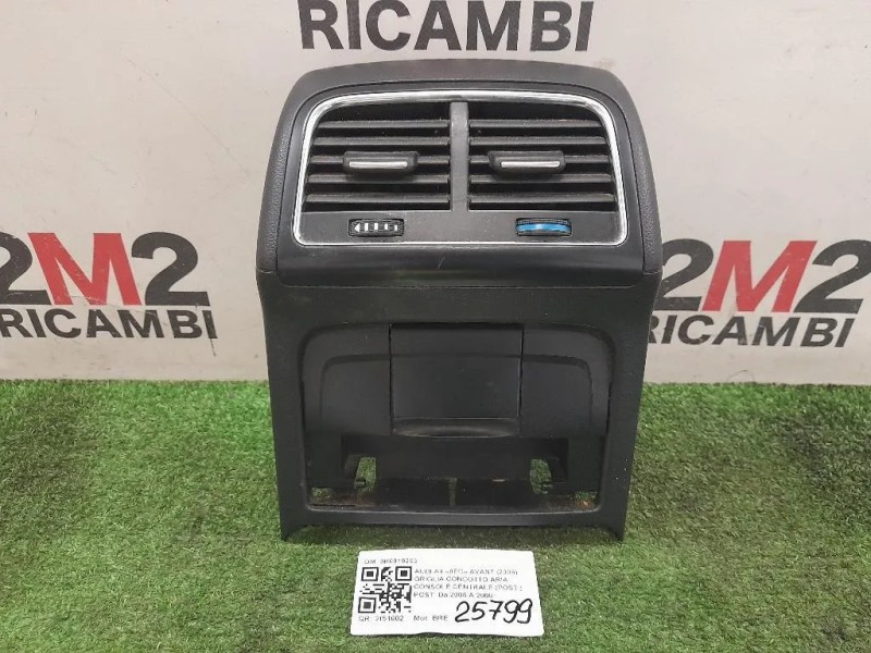 Griglia Condotto ARIA Console Centrale POST POST 8K0819203 Audi A4 8ED Avant 2005