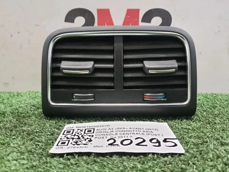 Griglia Condotto ARIA Console Centrale POST POST 8K0819203HXYK Audi A4 8K5 Avant 2012
