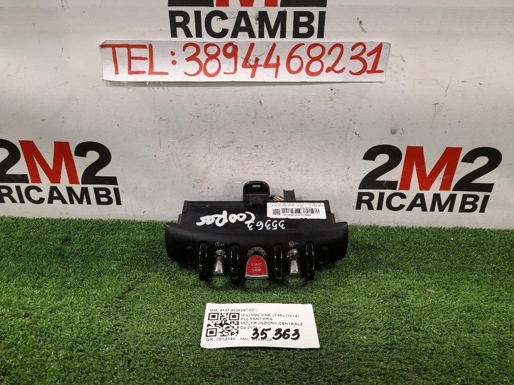 Pulsantiera Multifunzione Centrale 6131 9328287-02 Mini MINI ONE F55 2014