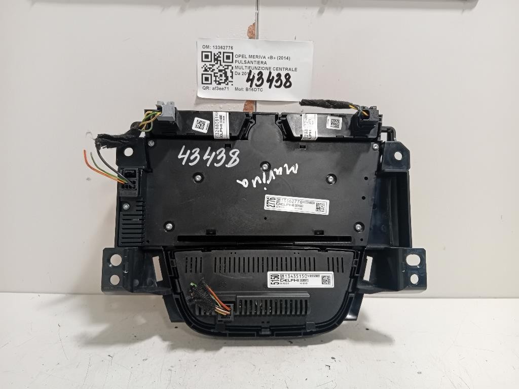 Griglia Condotto ARIA Console Centrale POST POST AX2367846A Jaguar XF I 2011