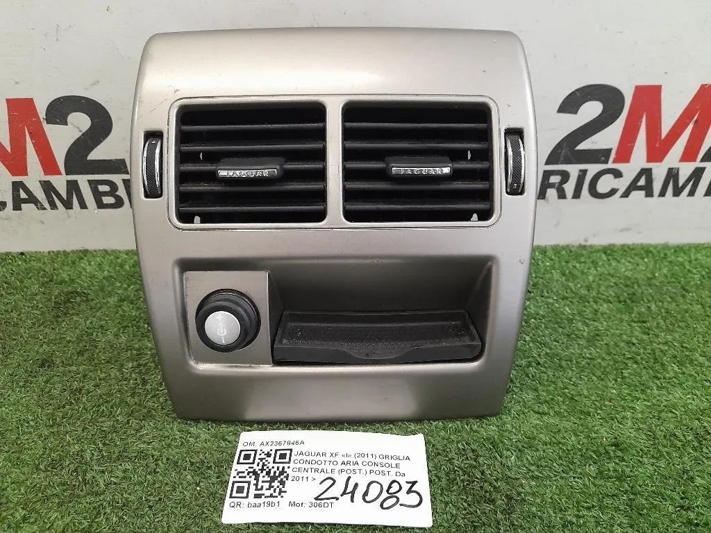 Griglia Condotto ARIA Console Centrale POST POST AX2367846A Jaguar XF I 2011