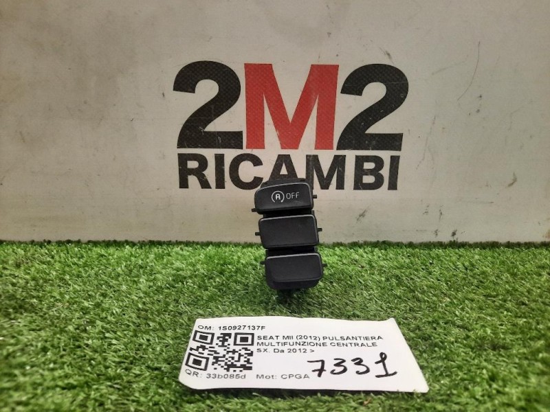 Pulsantiera Multifunzione Centrale SX 1S0927137F Seat MII 2012