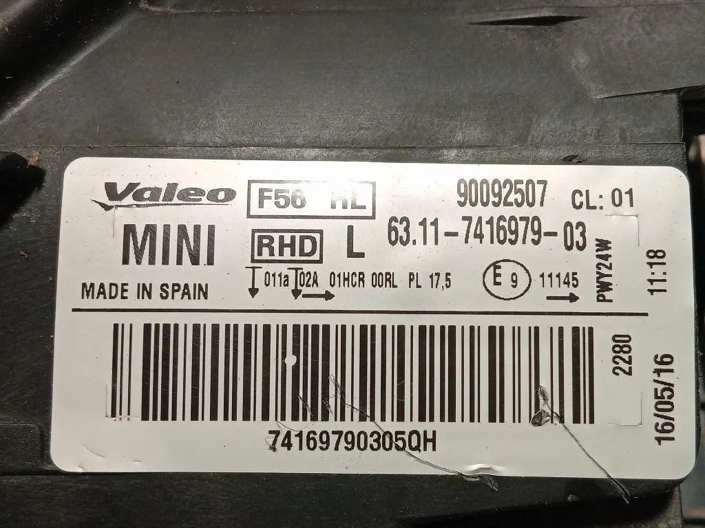 Proiettore ANT SX 6311-7416979-03 Mini MINI Clubman F54 2019