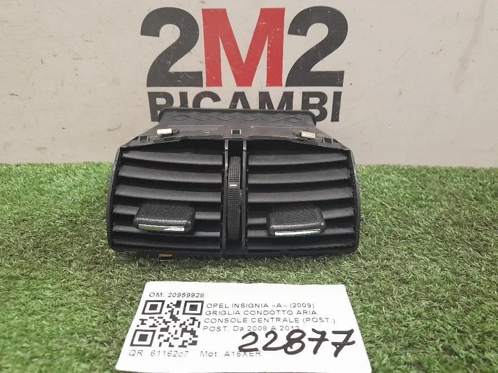 Griglia Condotto ARIA Console Centrale POST POST 20959928 Opel Insignia A 2009