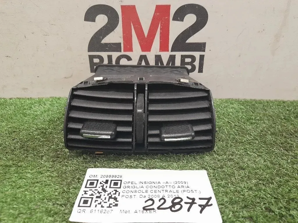Griglia Condotto ARIA Console Centrale POST POST 20959928 Opel Insignia A 2009