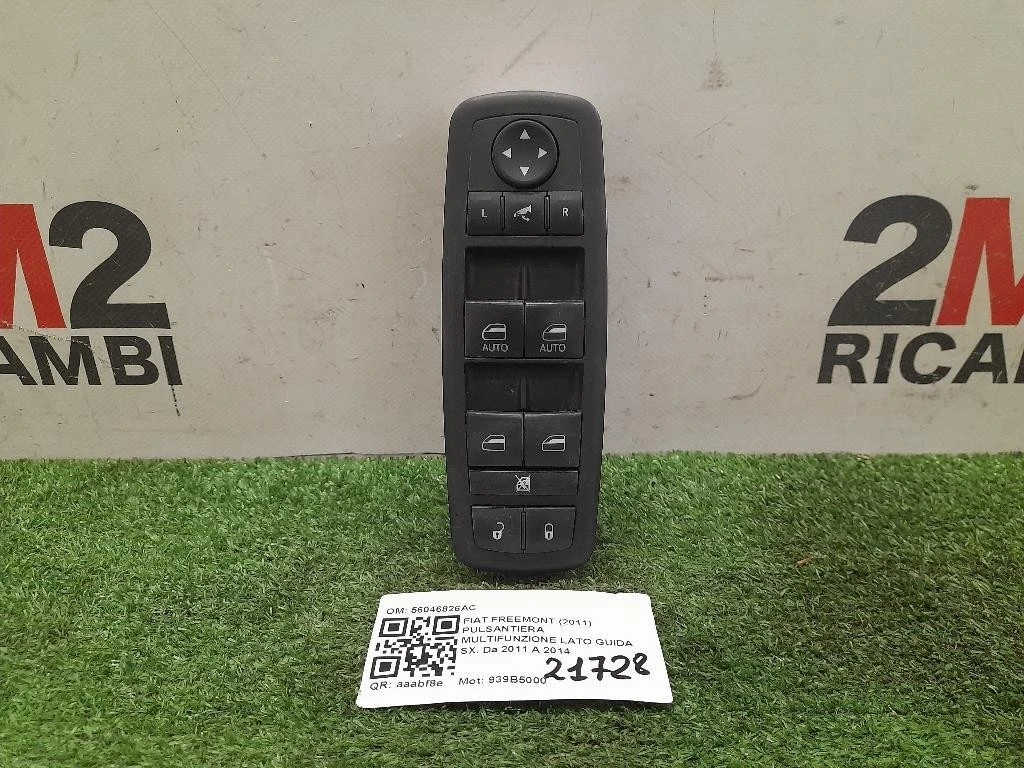 Pulsantiera Multifunzione LATO Guida SX 56046826AC Fiat Freemont 2011