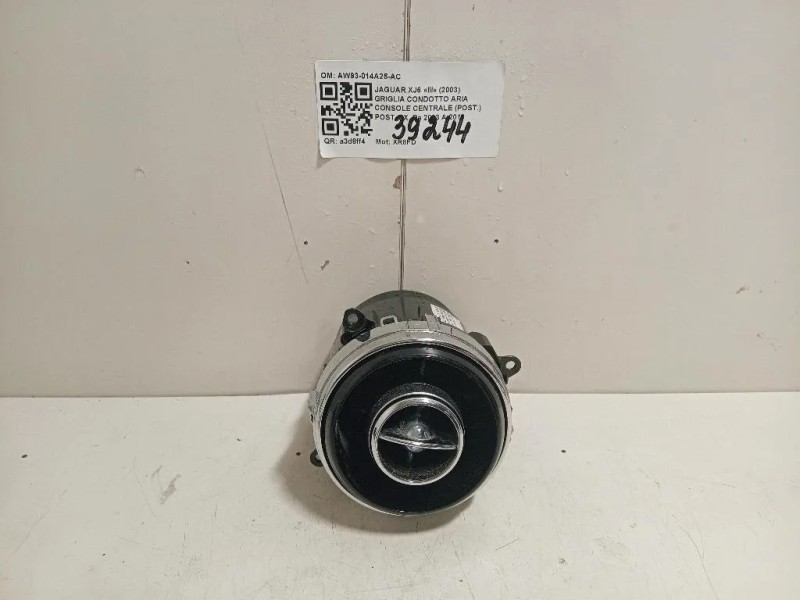Griglia Condotto ARIA Console Centrale POST POST SX AW93-014A25-AC Jaguar XJ6 III 2003