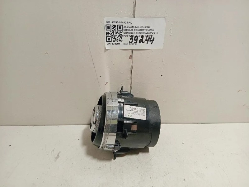 Griglia Condotto ARIA Console Centrale POST POST SX AW93-014A25-AC Jaguar XJ6 III 2003