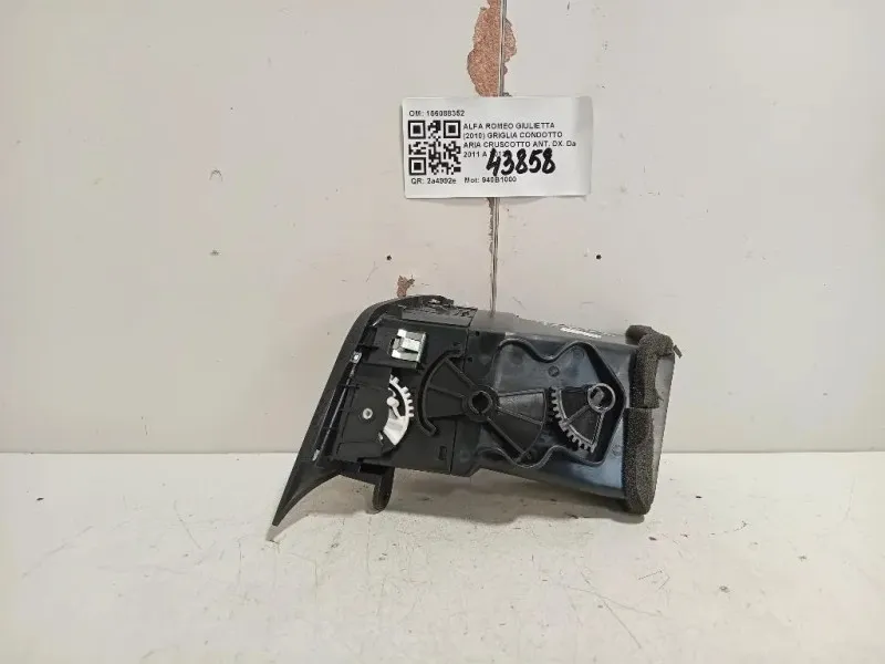 Griglia Condotto ARIA Cruscotto ANT DX 156088352 Alfa Romeo Giulietta 2010