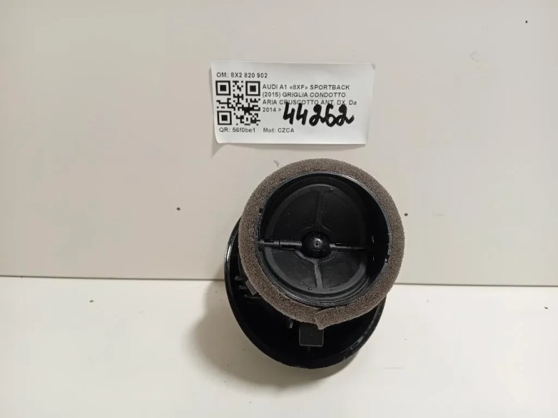 Griglia Condotto ARIA Cruscotto ANT DX 8X2 820 902 Audi A1 8XF Sportback 2015