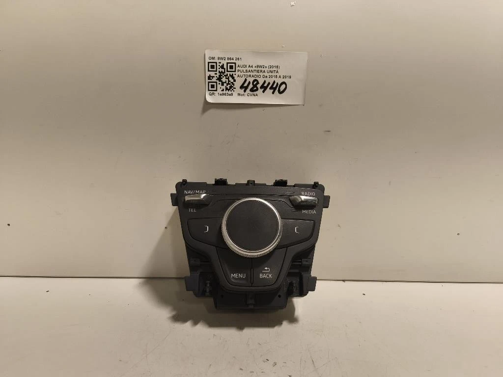 Pulsantiera Unità Autoradio 8W2 864 261 Audi A4 8W2 2015