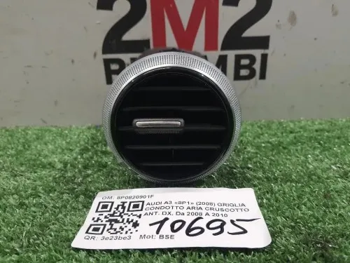 Griglia Condotto ARIA Cruscotto ANT DX 8P0820901F Audi A3 8P1 2008