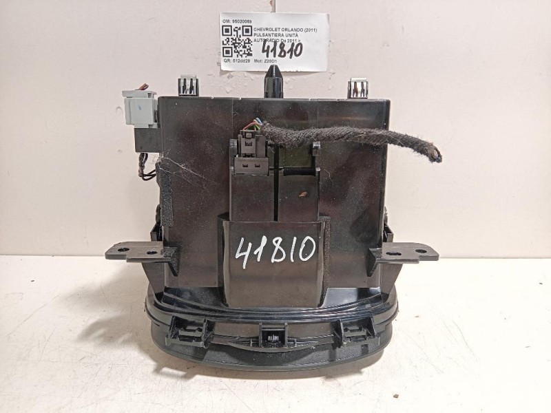 Pulsantiera Unità Autoradio 95020069 Chevrolet Orlando 2011