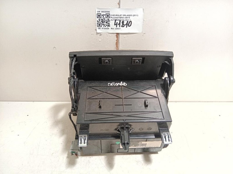 Pulsantiera Unità Autoradio 95020069 Chevrolet Orlando 2011