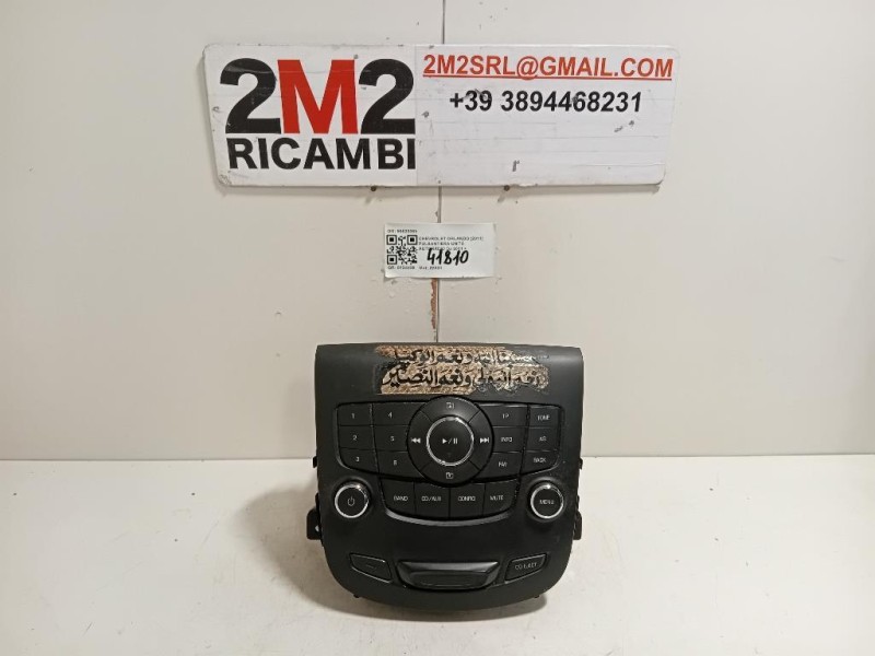 Pulsantiera Unità Autoradio 95020069 Chevrolet Orlando 2011