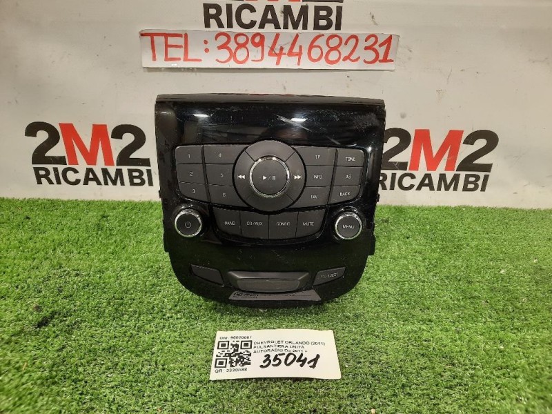 Pulsantiera Unità Autoradio 95020067 Chevrolet Orlando 2011