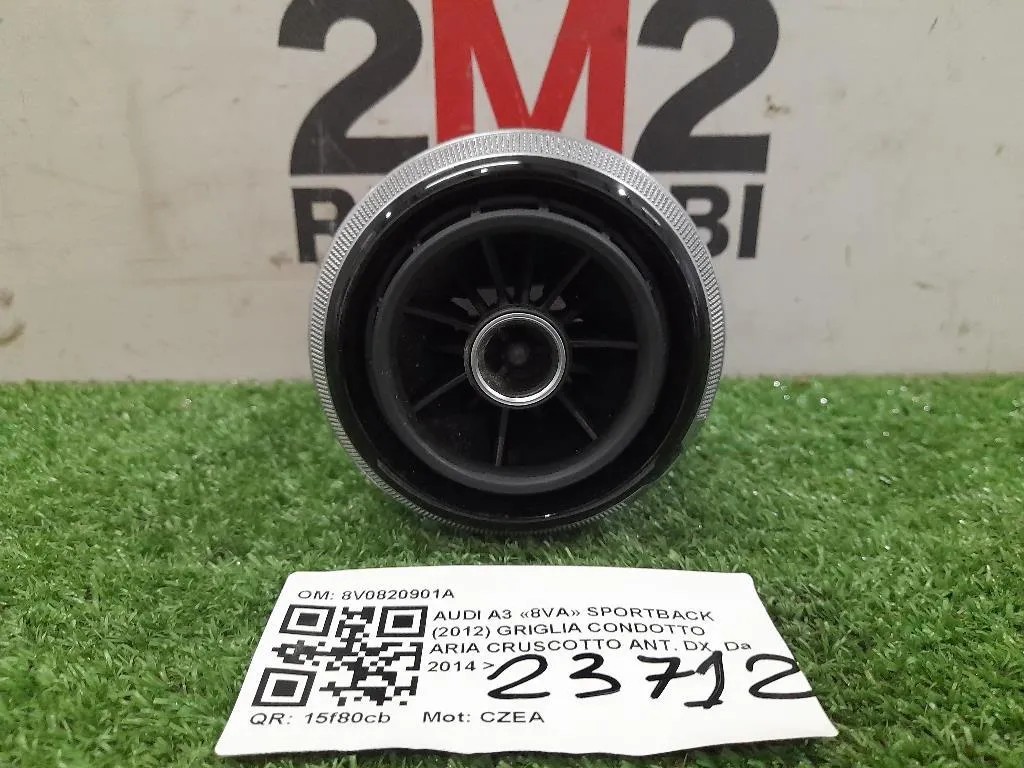 Griglia Condotto ARIA Cruscotto ANT DX 8V0820901A Audi A3 8VA Sportback 2012