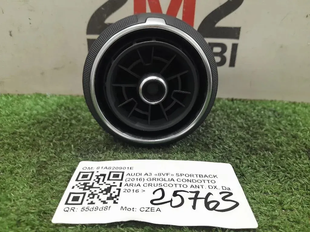 Griglia Condotto ARIA Cruscotto ANT DX 81A820901E Audi A3 8VF Sportback 2016