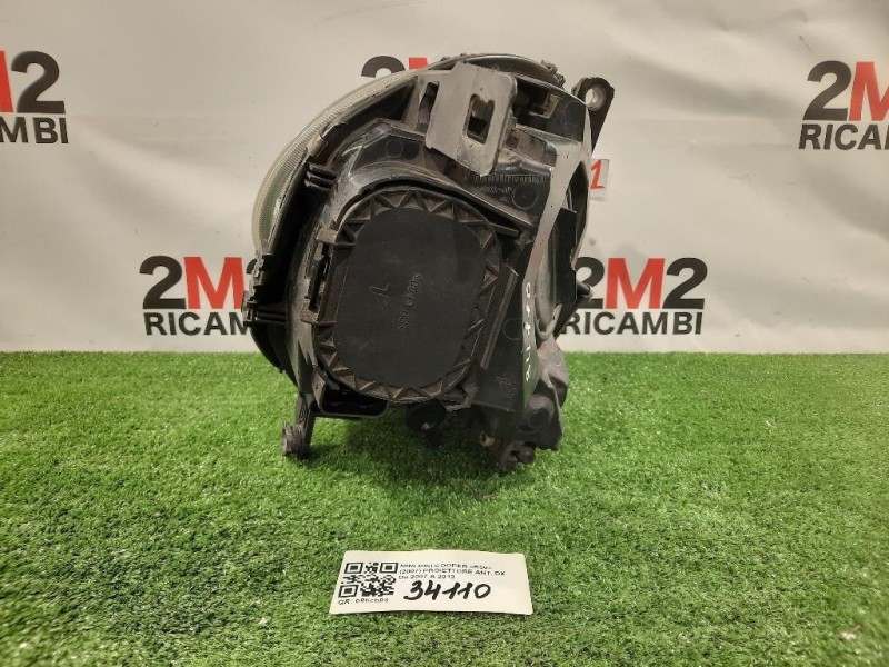 Proiettore ANT SX PROIETTORE FARO MINI CON PARABOLA NERA Mini MINI Cooper R56 2007