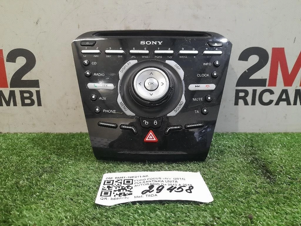 Pulsantiera Unità Autoradio A12626495 BM5T-18K811-NA Ford Focus IV 2014