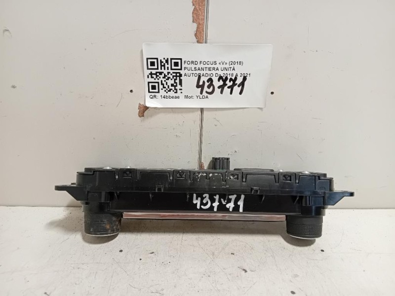 Pulsantiera Unità Autoradio JX7T-18K811-AC Ford Focus V 2018