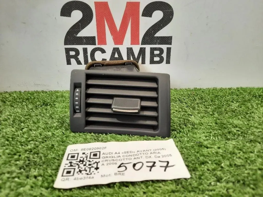 Griglia Condotto ARIA Cruscotto ANT DX 8E0820902F Audi A4 8ED Avant 2005