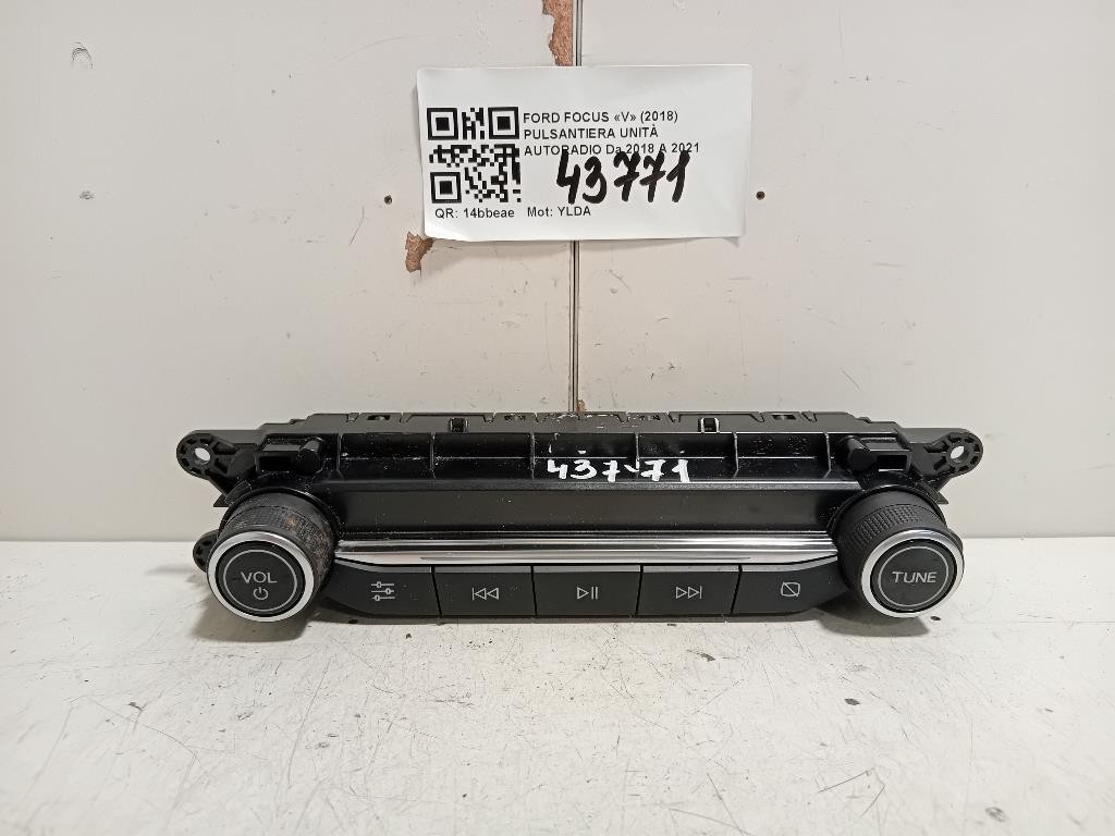 Pulsantiera Unità Autoradio JX7T-18K811-AC Ford Focus V 2018