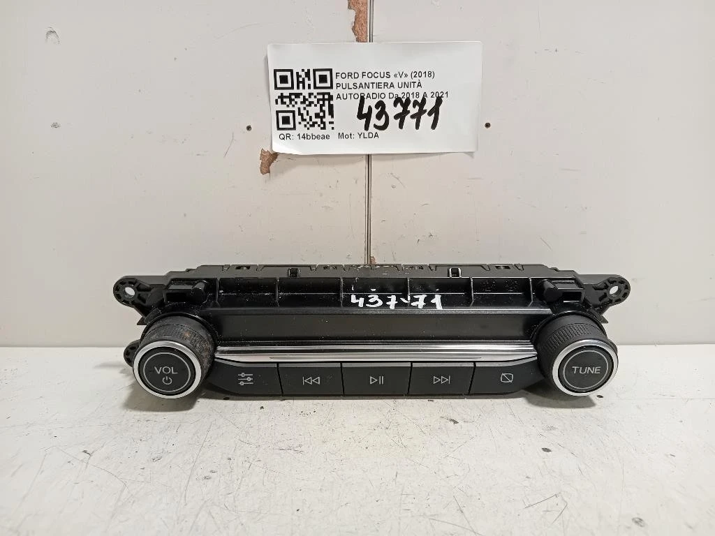 Pulsantiera Unità Autoradio JX7T-18K811-AC Ford Focus V 2018