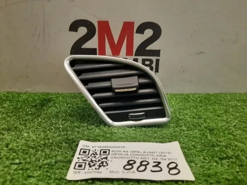 Griglia Condotto ARIA Cruscotto ANT DX 8T1820902GWVF Audi A4 8K5 Avant 2012