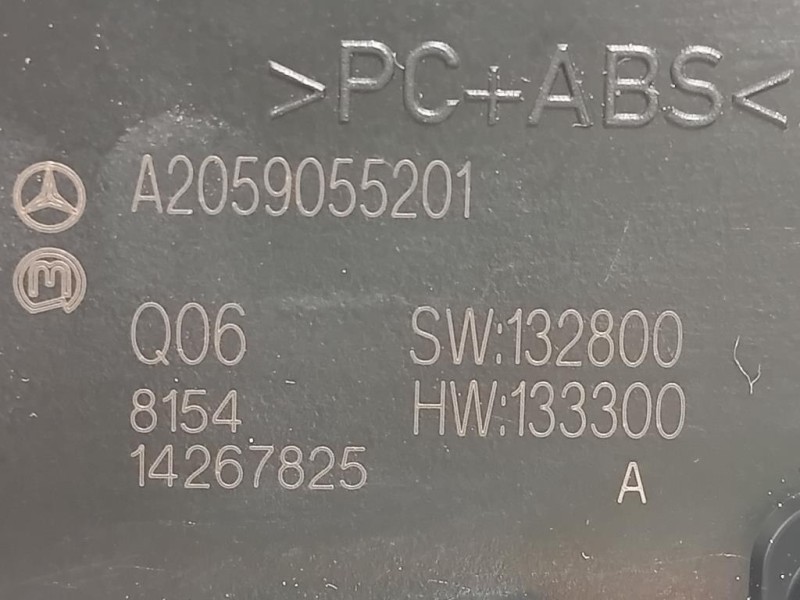 Pulsantiera Unità Autoradio A2059055201 Mercedes Classe C W205 2014