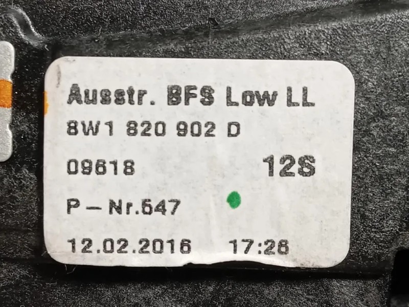 Griglia Condotto ARIA Cruscotto ANT DX 8W1 820 902 Audi A4 8W5 Avant 2015